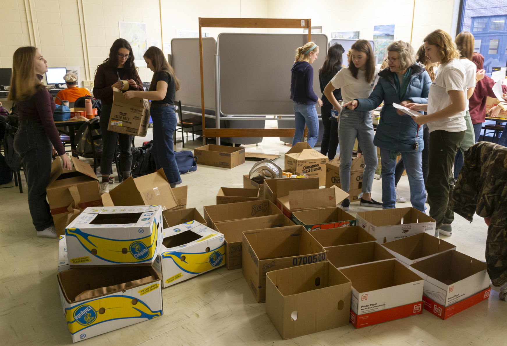 West High School food drive